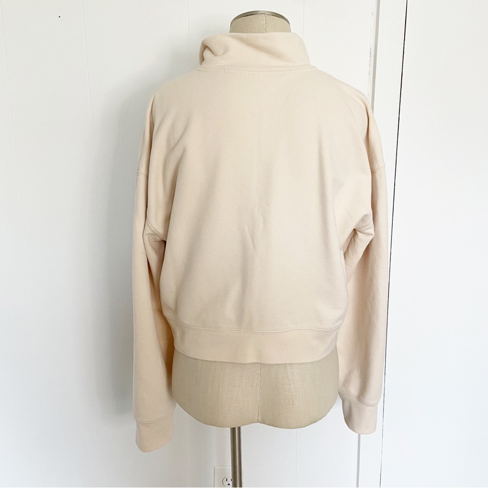 Fabletics Kat Half Zip Pullover Tapioca Cream Swe… - image 6